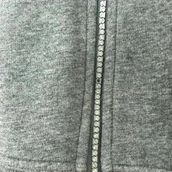 New York & Company Women’s Gray Crop Zip up Sweatshirt Hoodie size: Med - Picture 4 of 9